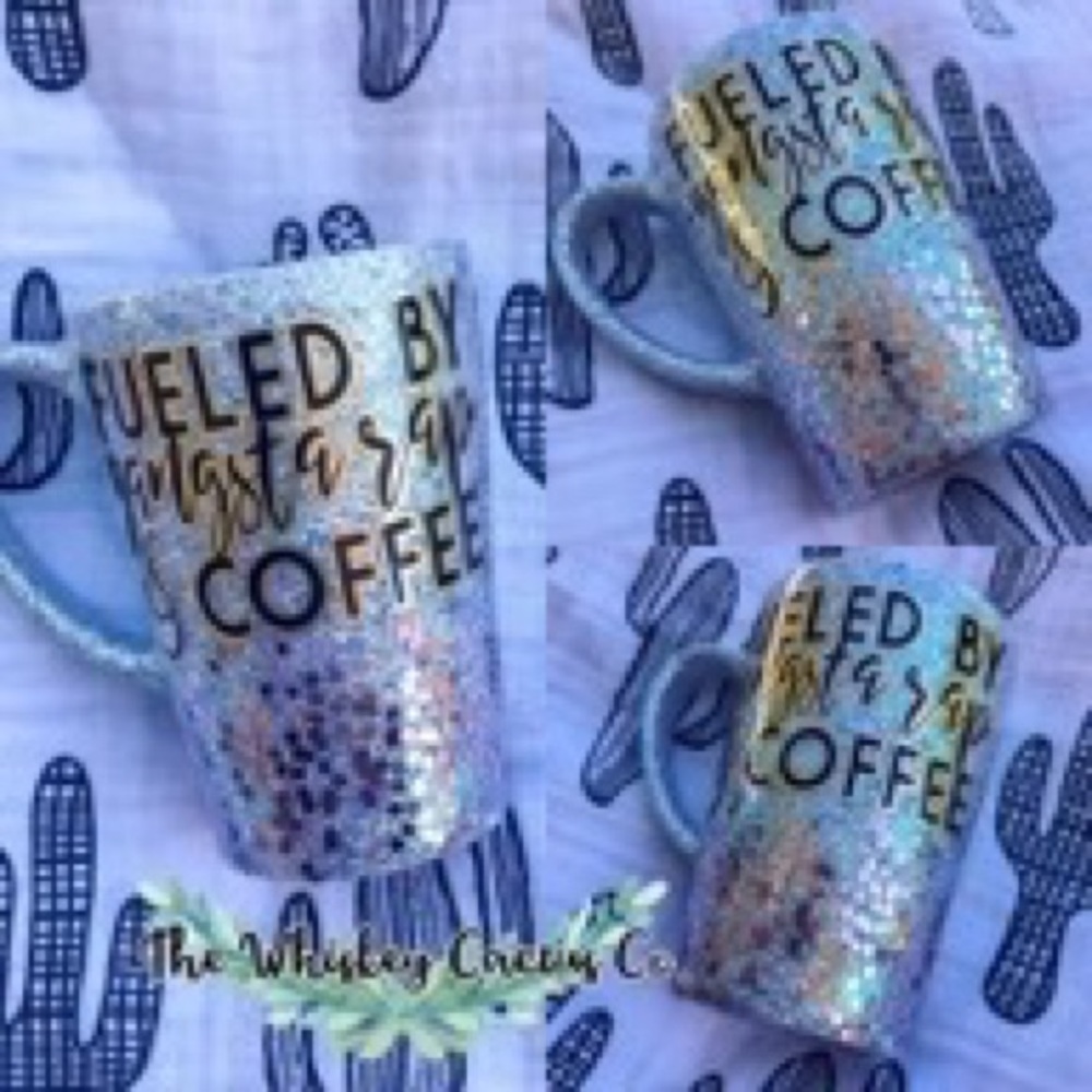Custom Glitter Coffee Mug